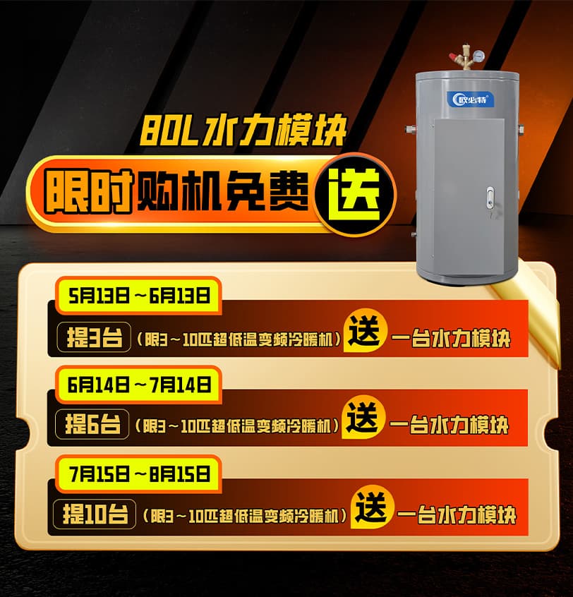 歐必特水力模塊勁爆上市！ 限時購機免費送